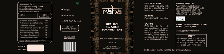 Healthy Digestion Formulation