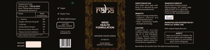 Men's Health Formulation