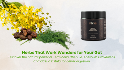 Discover the natural power of Terminalia Chebula, Anethum Graveolens, and Cassia Fistula for better digestion