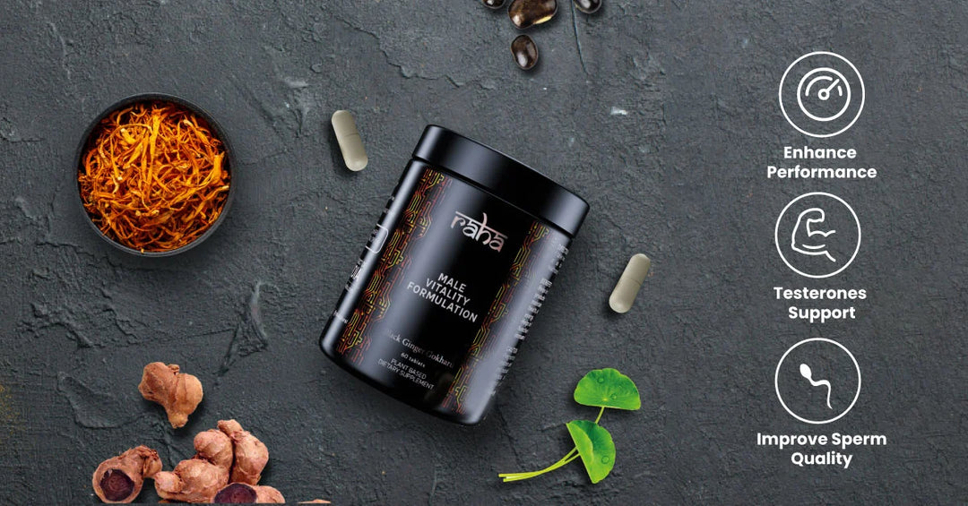 Men's Health Formulation by Raha: Elevating Testosterone Levels and Performance