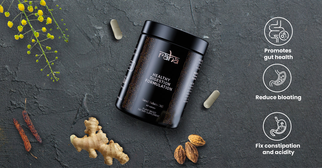 Raha's Healthy Digestion Formula: The Solution to Indigestion & Bloating